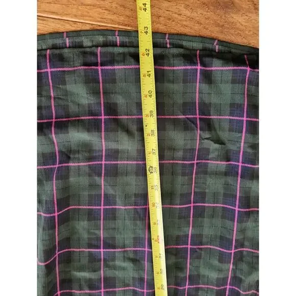 J. Crew Tartan Plaid Dress Ruffle Tie Collar Puff Sleeve Academia Preppy M NWT - Picture 14 of 14